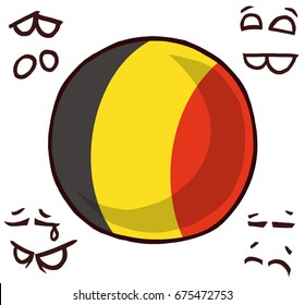 Belgium country ball