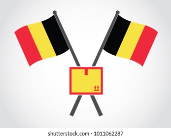 Belgium Emblem Box Delivery