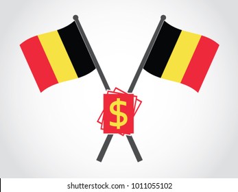 Belgium Emblem Dollar Bill