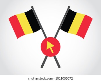 Belgium Emblem Internet Traffic