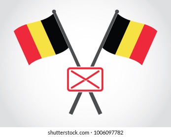 Belgium Emblem Mail Digital