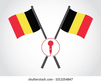 Belgium Emblem Singer