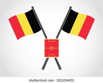 Belgium Emblem Soccer Match