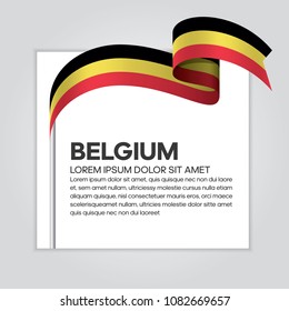 Belgium flag background