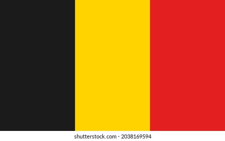 Belgium flag downloadable vector outlines