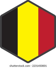belgium flag icon vector design