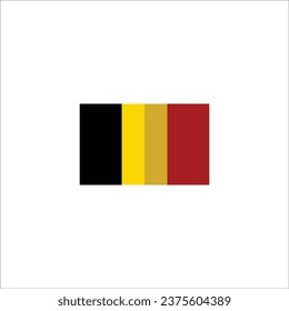 Belgium flag icon vector illustration