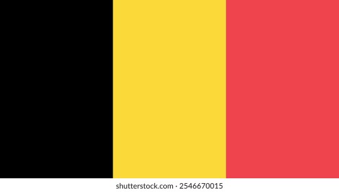 Belgium Flag Illustration Premium Quality High Resolution 300DPI