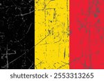 Belgium flag, The flag of Belgium, Flag of Belgium national country symbol illustration Vector, Rectangle Belgium flag illustration, Flat vector illustration
