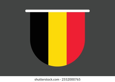 Bandeira da Bélgica, Bandeira da Bélgica, Bandeira da Bélgica símbolo nacional ilustração Vetor, Retângulo Bélgica bandeira ilustração, Vetor plano ilustração
