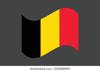 Bandeira da Bélgica, Bandeira da Bélgica, Bandeira da Bélgica símbolo nacional ilustração Vetor, Retângulo Bélgica bandeira ilustração, Vetor plano ilustração
