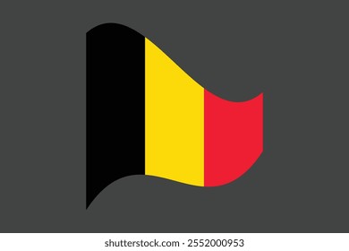 Bandeira da Bélgica, Bandeira da Bélgica, Bandeira da Bélgica símbolo nacional ilustração Vetor, Retângulo Bélgica bandeira ilustração, Vetor plano ilustração
