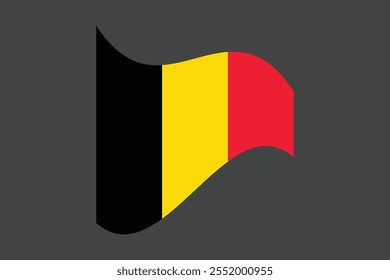 Bandeira da Bélgica, Bandeira da Bélgica, Bandeira da Bélgica símbolo nacional ilustração Vetor, Retângulo Bélgica bandeira ilustração, Vetor plano ilustração
