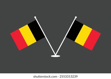 Bandeira da Bélgica, Bandeira da Bélgica, Bandeira da Bélgica símbolo nacional ilustração Vetor, Retângulo Bélgica bandeira ilustração, Vetor plano ilustração
