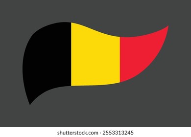 Bandeira da Bélgica, Bandeira da Bélgica, Bandeira da Bélgica símbolo nacional ilustração Vetor, Retângulo Bélgica bandeira ilustração, Vetor plano ilustração
