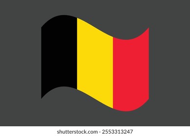 Bandeira da Bélgica, Bandeira da Bélgica, Bandeira da Bélgica símbolo nacional ilustração Vetor, Retângulo Bélgica bandeira ilustração, Vetor plano ilustração
