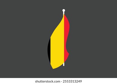 Bandeira da Bélgica, Bandeira da Bélgica, Bandeira da Bélgica símbolo nacional ilustração Vetor, Retângulo Bélgica bandeira ilustração, Vetor plano ilustração
