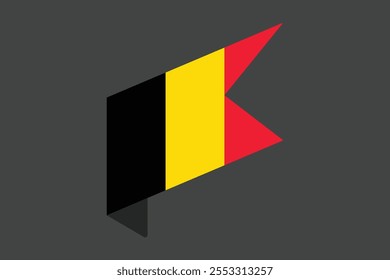 Bandeira da Bélgica, Bandeira da Bélgica, Bandeira da Bélgica símbolo nacional ilustração Vetor, Retângulo Bélgica bandeira ilustração, Vetor plano ilustração
