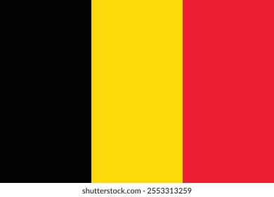 Bandeira da Bélgica, Bandeira da Bélgica, Bandeira da Bélgica símbolo nacional ilustração Vetor, Retângulo Bélgica bandeira ilustração, Vetor plano ilustração
