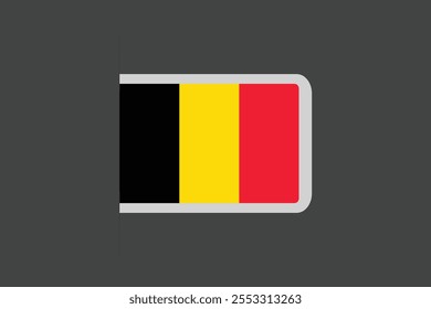 Bandeira da Bélgica, Bandeira da Bélgica, Bandeira da Bélgica símbolo nacional ilustração Vetor, Retângulo Bélgica bandeira ilustração, Vetor plano ilustração
