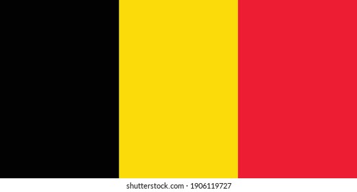Belgium flag national emblem graphic element Illustration template design