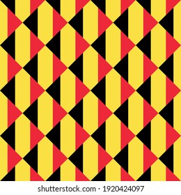 belgium flag, seamless pattern. vector illustration