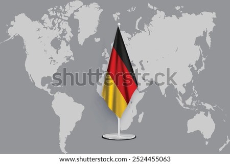 Belgium  flag state symbol isolated on background national banner. Belgium flag on world map background Day of the belgium Republic. Illustration banner . independence day of  banner center