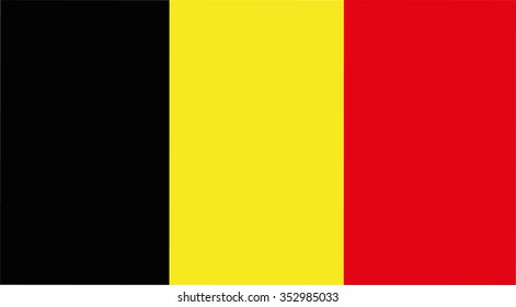 Belgium flag vector