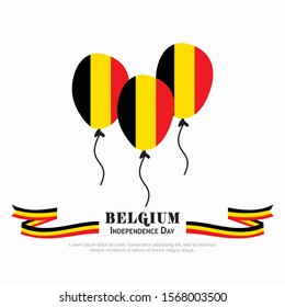 Belgium flag vector. can be used for Independence Day celebrations or other events