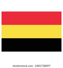 Belgium Flag Vector Design, Eps file 