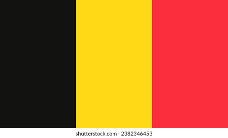 Belgium Flag. Flag of Belgium Vector graphics