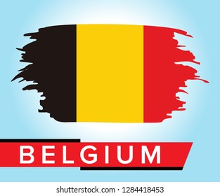 Belgium flag vector icon - Vector