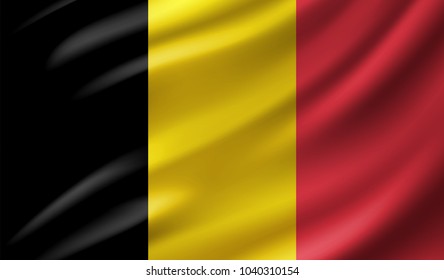 Belgium Flag in Vector Illustration