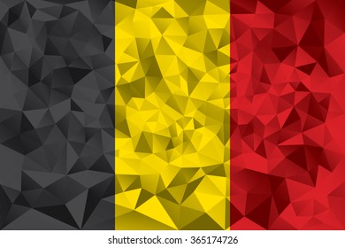 Belgium flag vector illustration.