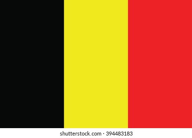 Belgium Flag . Vector Illustration