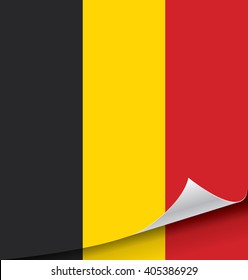 Belgium flag vector illustration.