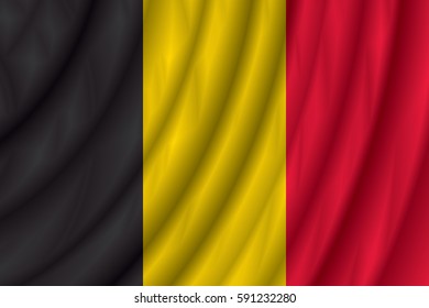 Belgium flag vector illustration.