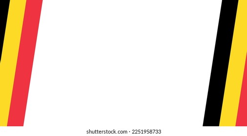 Belgium  flag wave  isolated  on png or transparent background,Symbol Belgium,template for banner,card,advertising ,promote,and business matching country poster, vector illustration