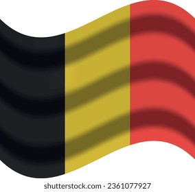 belgium flag with wind icon