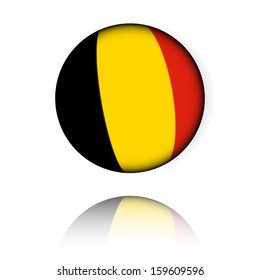 Belgium flag,Abstract, Sphere