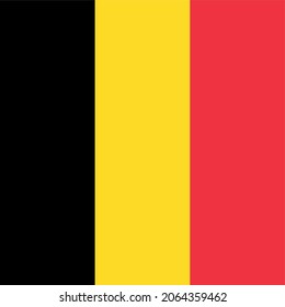 Belgium Flat Rounded Country Flag Icon