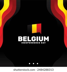 Belgium Independence Day Background Design