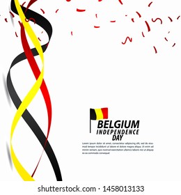Belgium Independence Day Celebration Vector Template Design Illustration
