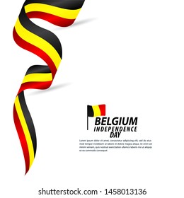 Belgium Independence Day Celebration Vector Template Design Illustration