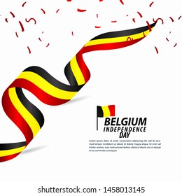 Belgium Independence Day Celebration Vector Template Design Illustration