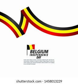 Belgium Independence Day Celebration Vector Template Design Illustration
