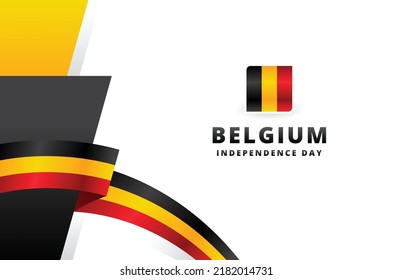 Belgium Independence Day Design Background For International Moment