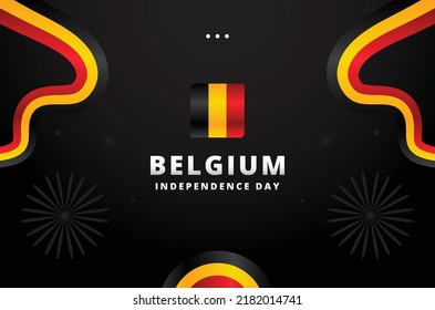 Belgium Independence Day Design Background For International Moment