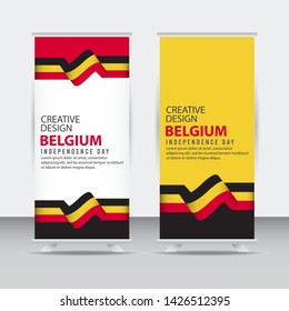 Belgium Independence Day Poster Vector Template Design Illustration