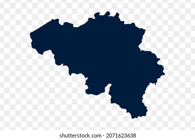 Belgien einzelne Vektorgrafik-Silhouette
